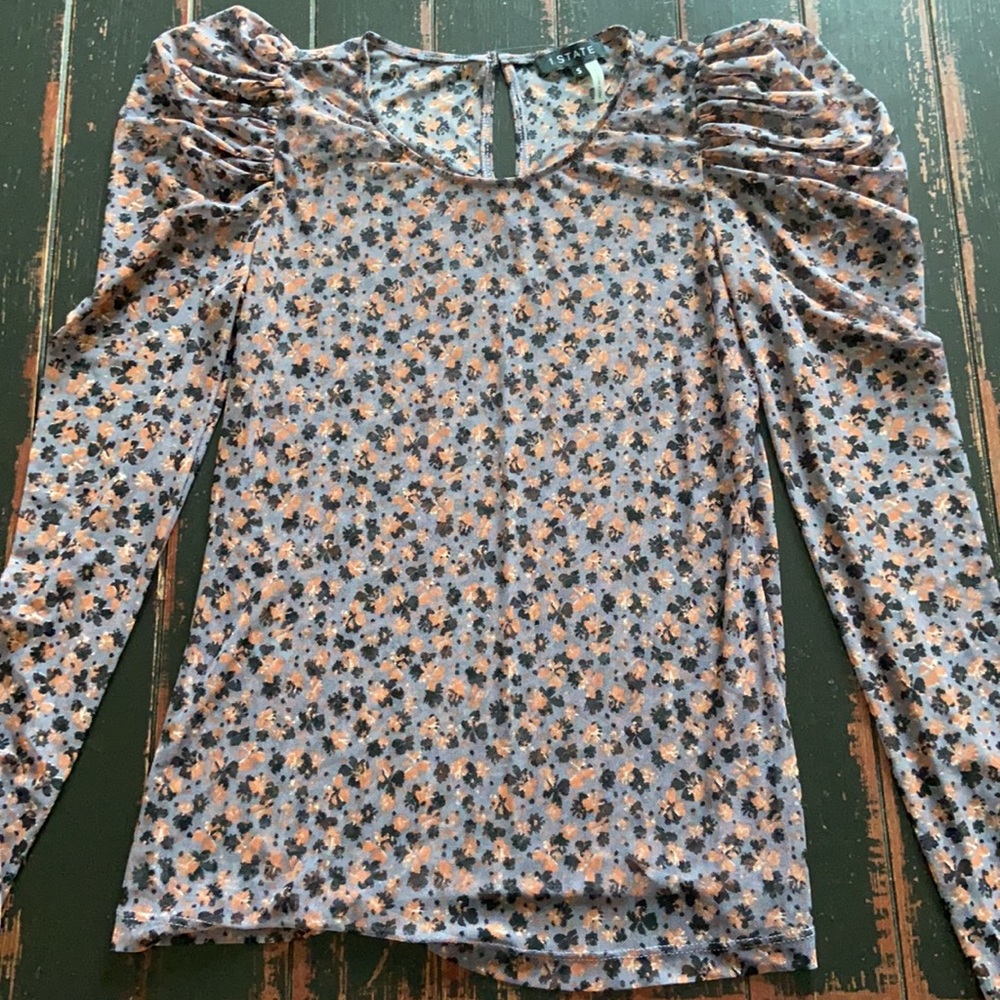 1. State Sheer Floral Top